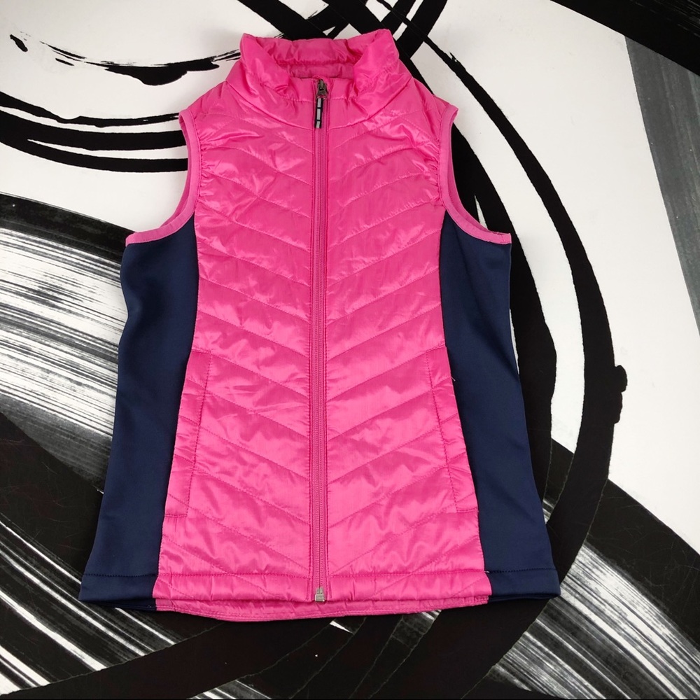 Columbia Pink and Navy Kids Vest
